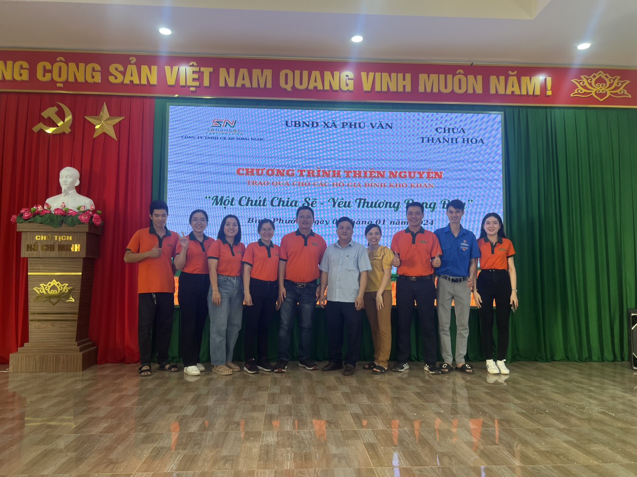 CHƯƠNG TRÌNH THIỆN NGUYỆN VỚI THÔNG ĐIỆP