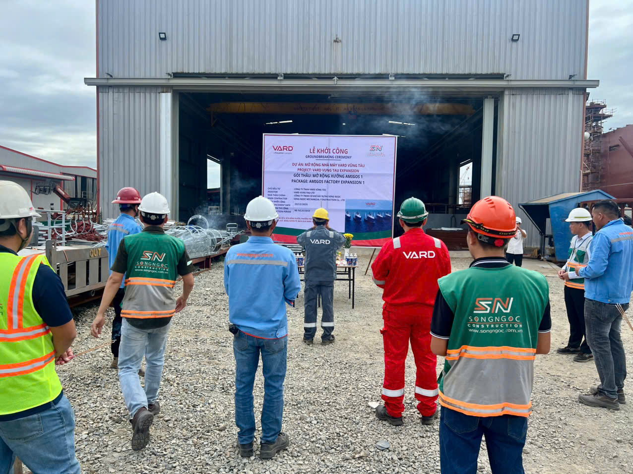 DỰ ÁN MỞ RỘNG XƯỞNG AMIGOS 1 - NHÀ MÁY VARD VŨNG TÀU