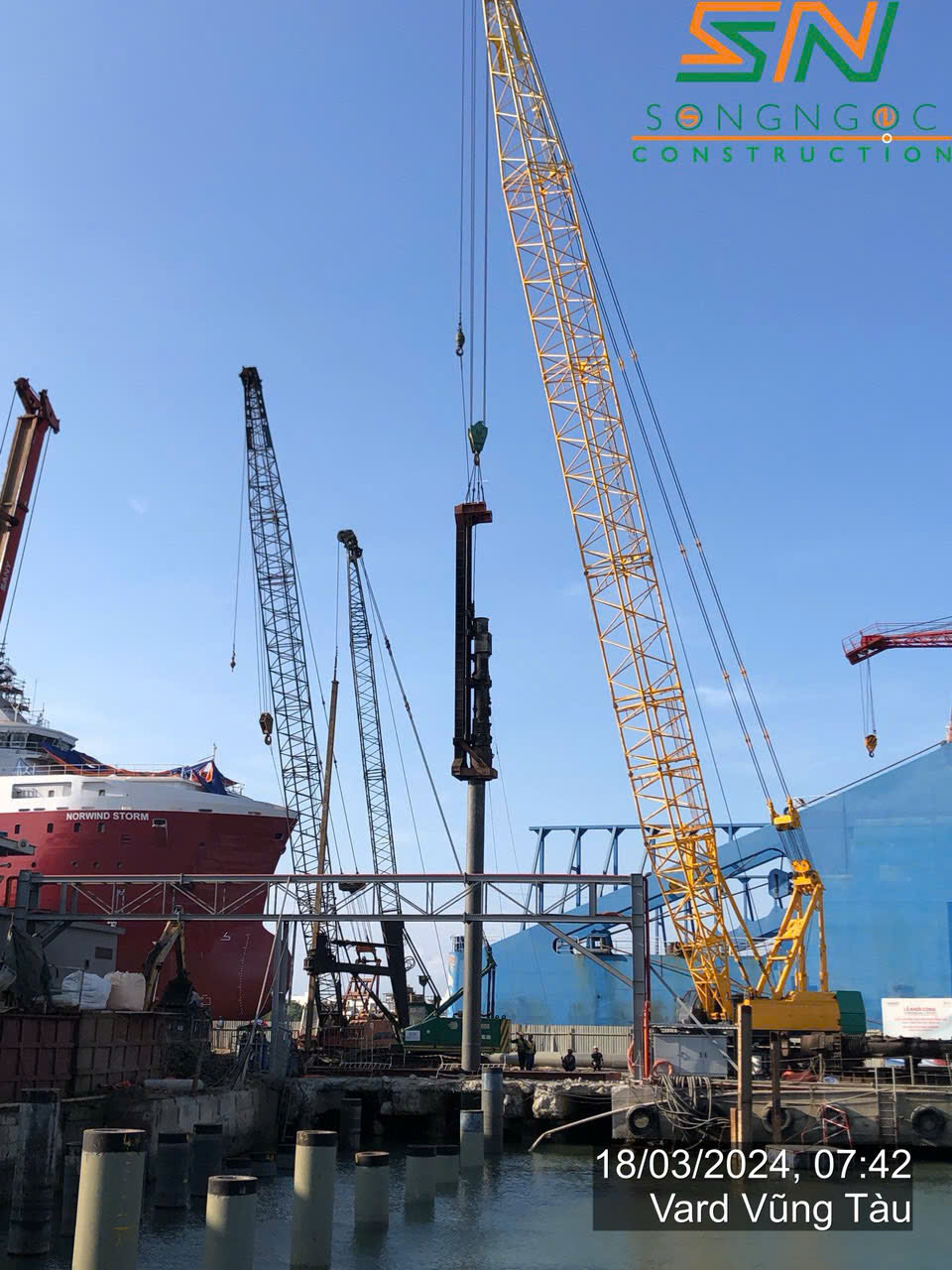DỰ ÁN XÂY DỰNG CẢNG - NHÀ MÁY MỞ RÔNG VARD VŨNG TÀU