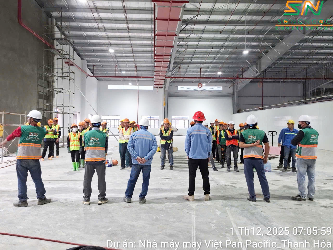 DỰ ÁN NHÀ MÁY MAY VIỆT PAN – PACIFIC THANH HÓA - GIAI ĐOẠN 3