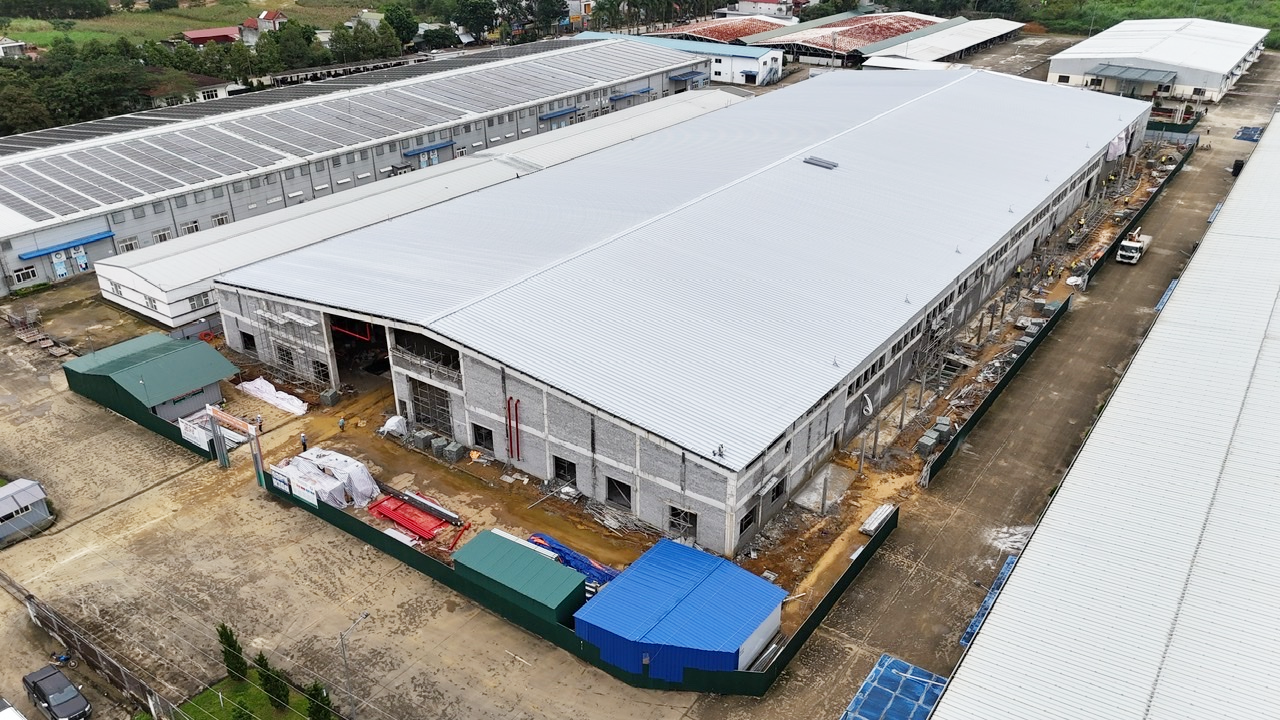DỰ ÁN NHÀ MÁY MAY VIỆT PAN – PACIFIC THANH HÓA - GIAI ĐOẠN 3