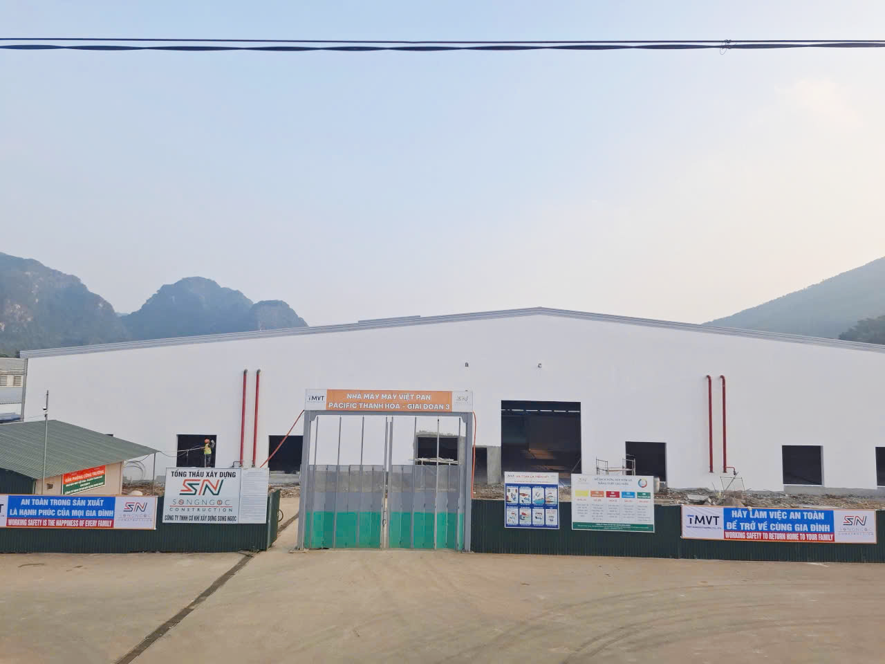 DỰ ÁN NHÀ MÁY MAY VIỆT PAN – PACIFIC THANH HÓA - GIAI ĐOẠN 3