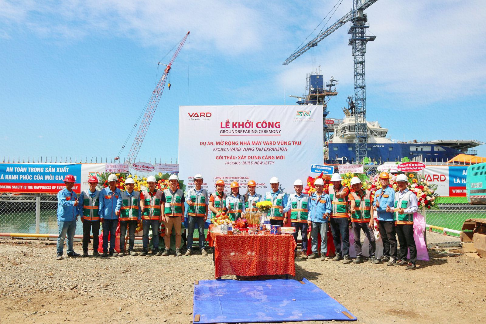 DỰ ÁN XÂY DỰNG CẢNG - NHÀ MÁY MỞ RÔNG VARD VŨNG TÀU