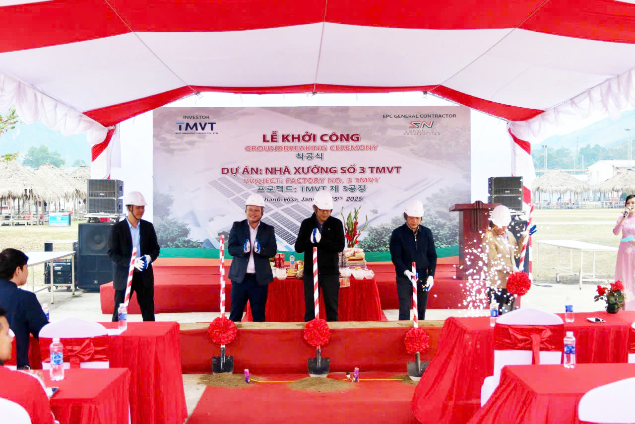 DỰ ÁN NHÀ MÁY MAY VIỆT PAN – PACIFIC THANH HÓA - GIAI ĐOẠN 3