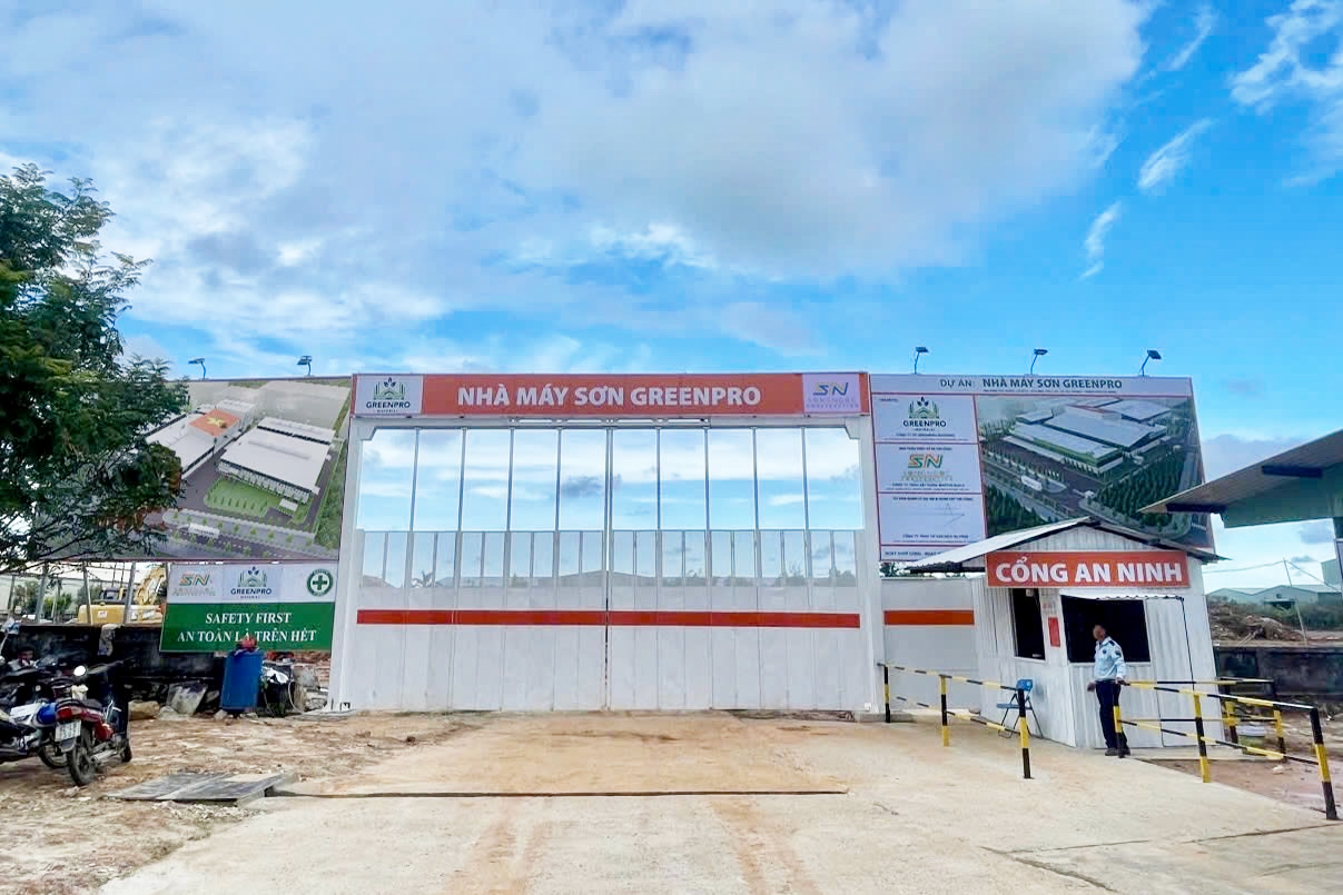 DỰ ÁN NHÀ MÁY SƠN GREENPRO