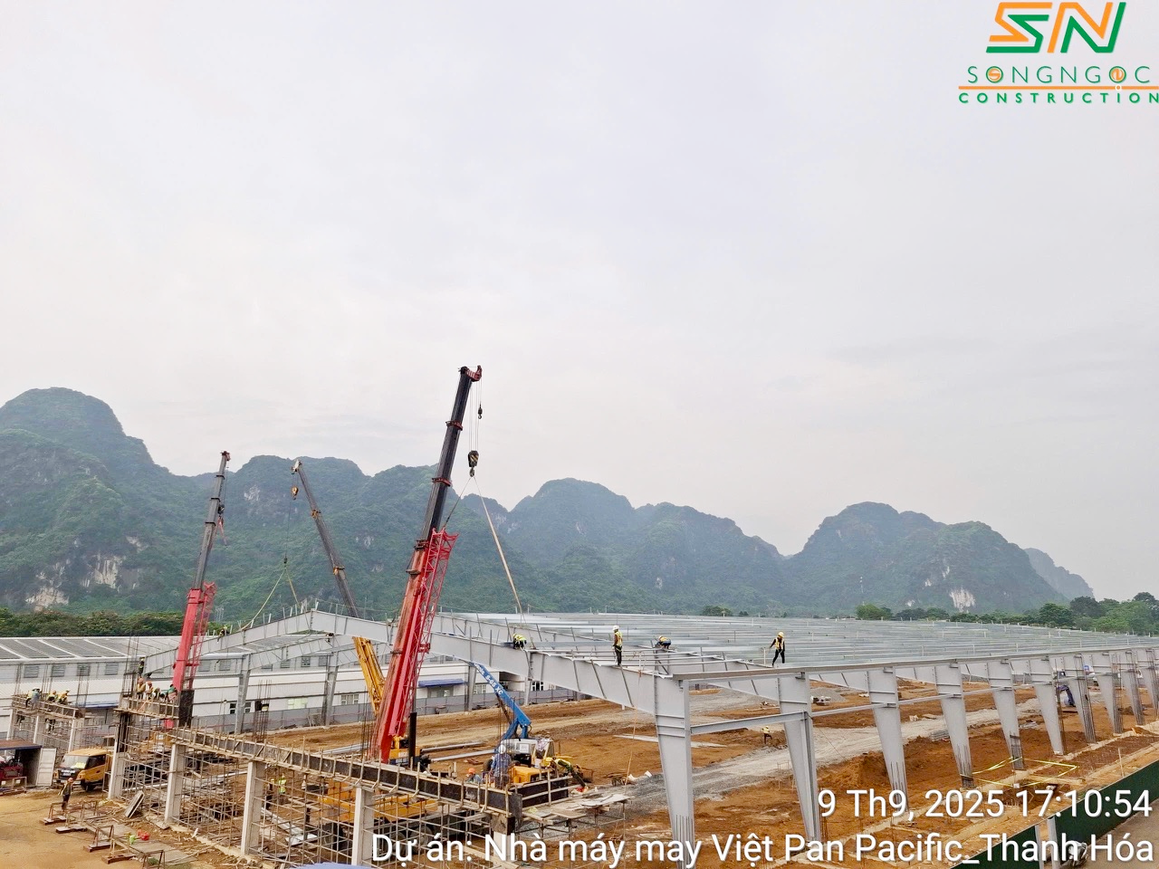 DỰ ÁN NHÀ MÁY MAY VIỆT PAN – PACIFIC THANH HÓA - GIAI ĐOẠN 3