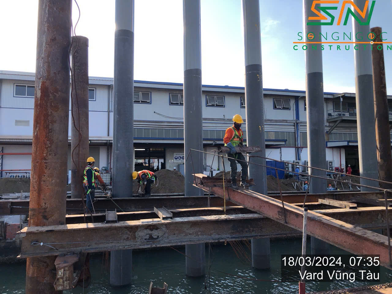 DỰ ÁN XÂY DỰNG CẢNG - NHÀ MÁY MỞ RÔNG VARD VŨNG TÀU