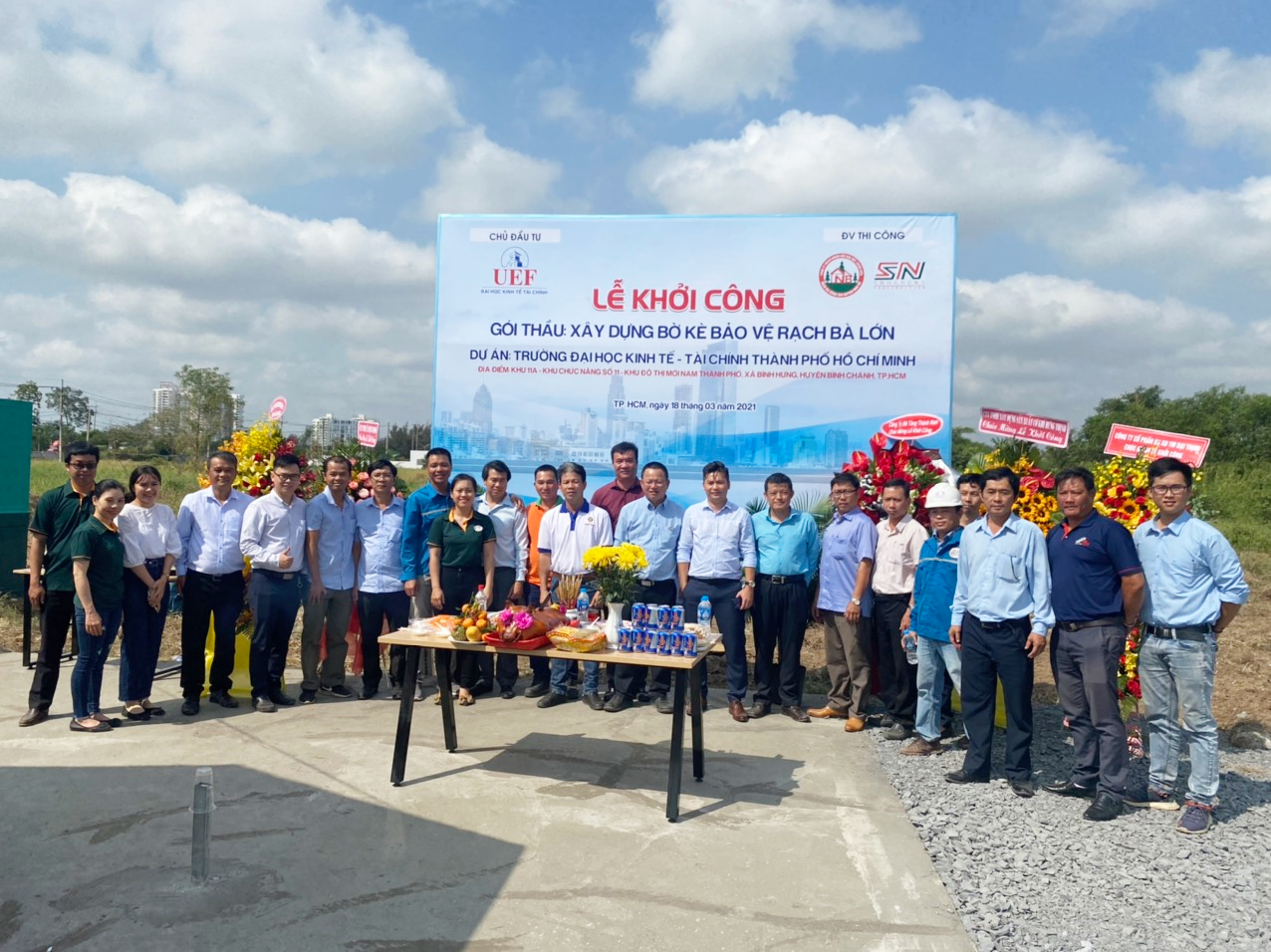 DỰ ÁN XÂY DỰNG BỜ KÈ BẢO VỆ RẠCH BÀ LỚN